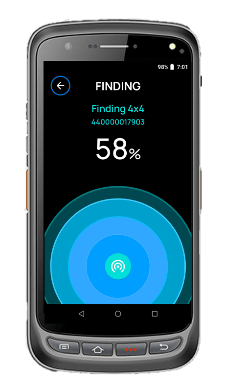 Tally scanner find mode
