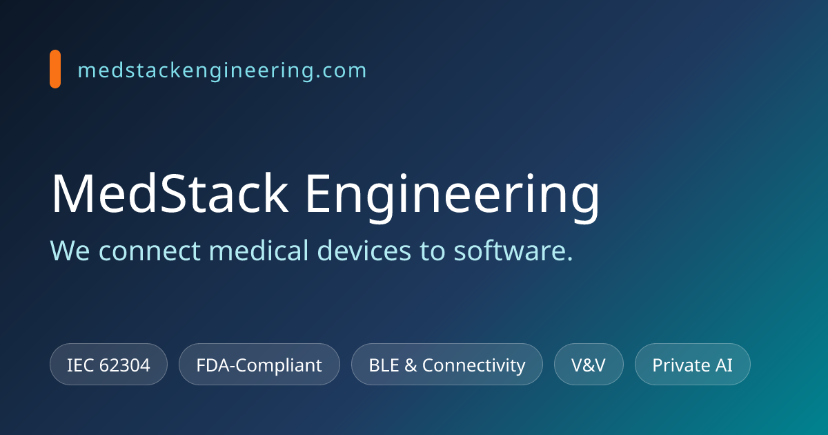 Medical Device Software Development | MedStack Engineering